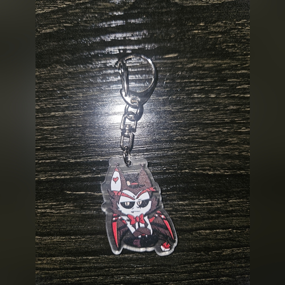 🌺 Lot B/E Hazbin Hotel  Keychain